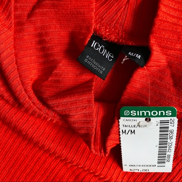 BodySuit mock t neck/ sleeveless SIMONS Icône exclusive - Picture 3 of 4